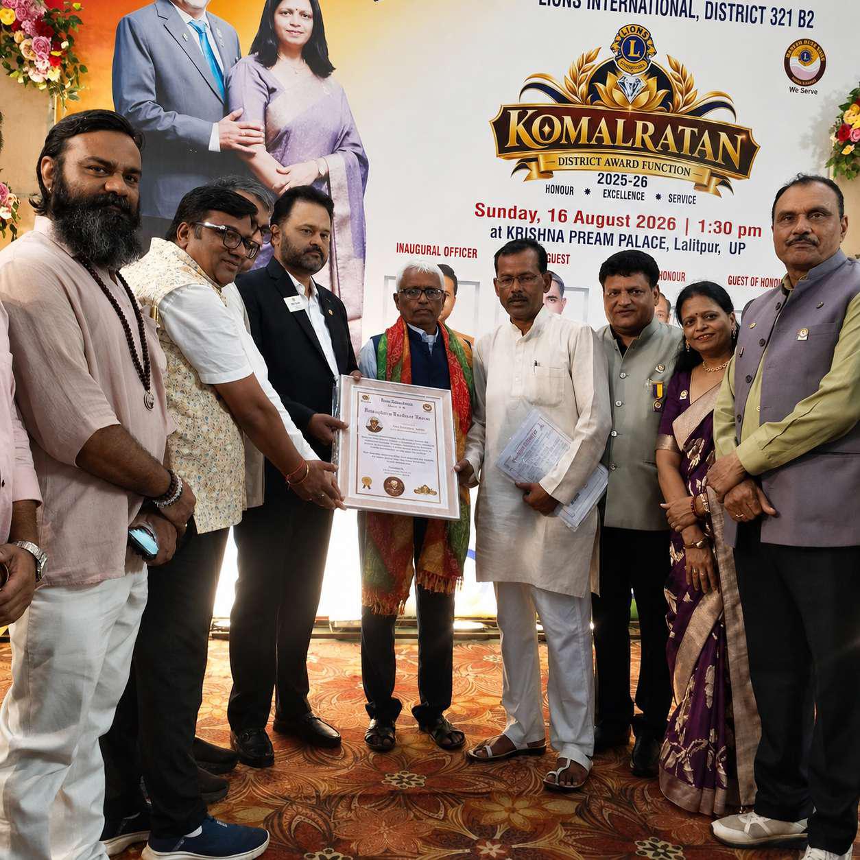 NGO Awarded by Lion's Club
